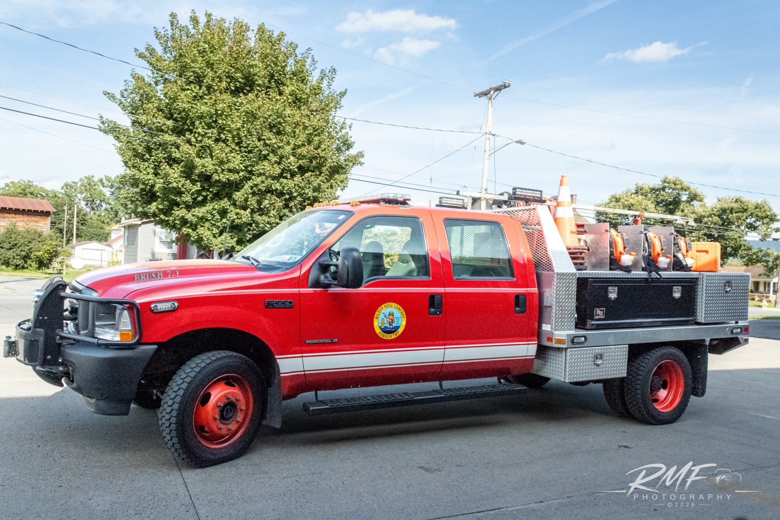 Milroy Hose Company Brush 7-1 photographed by RMF Photography