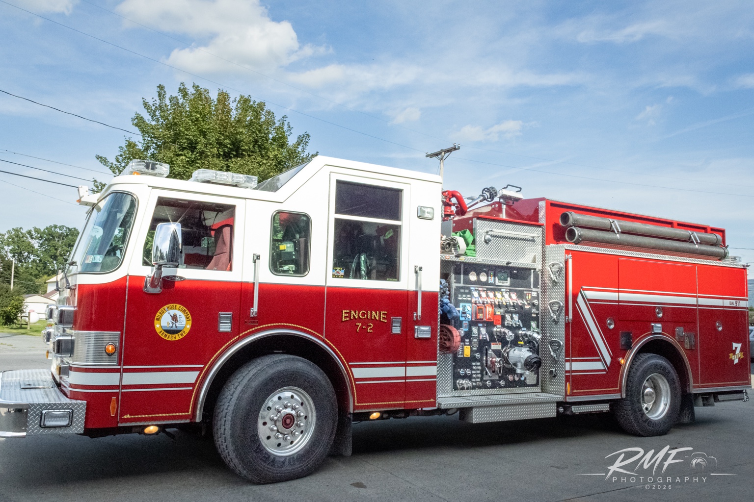Milroy Hose Company Engine 7-2 photographed by RMF Photography