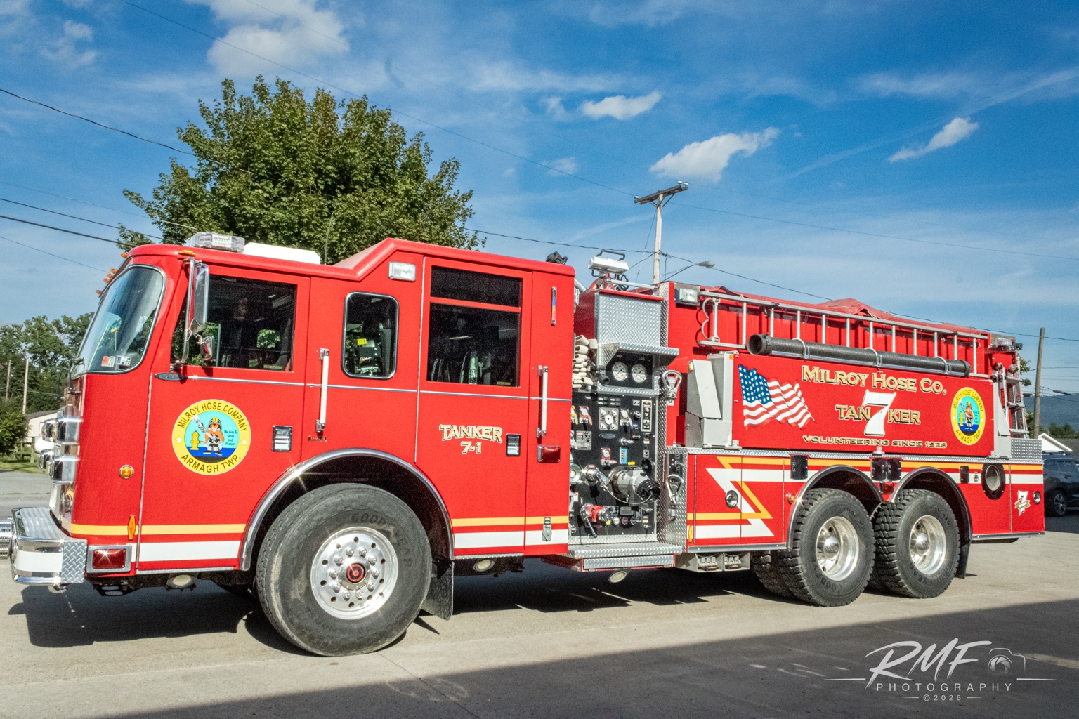 Milroy Hose Company Tanker 7-1 photographed by RMF Photography