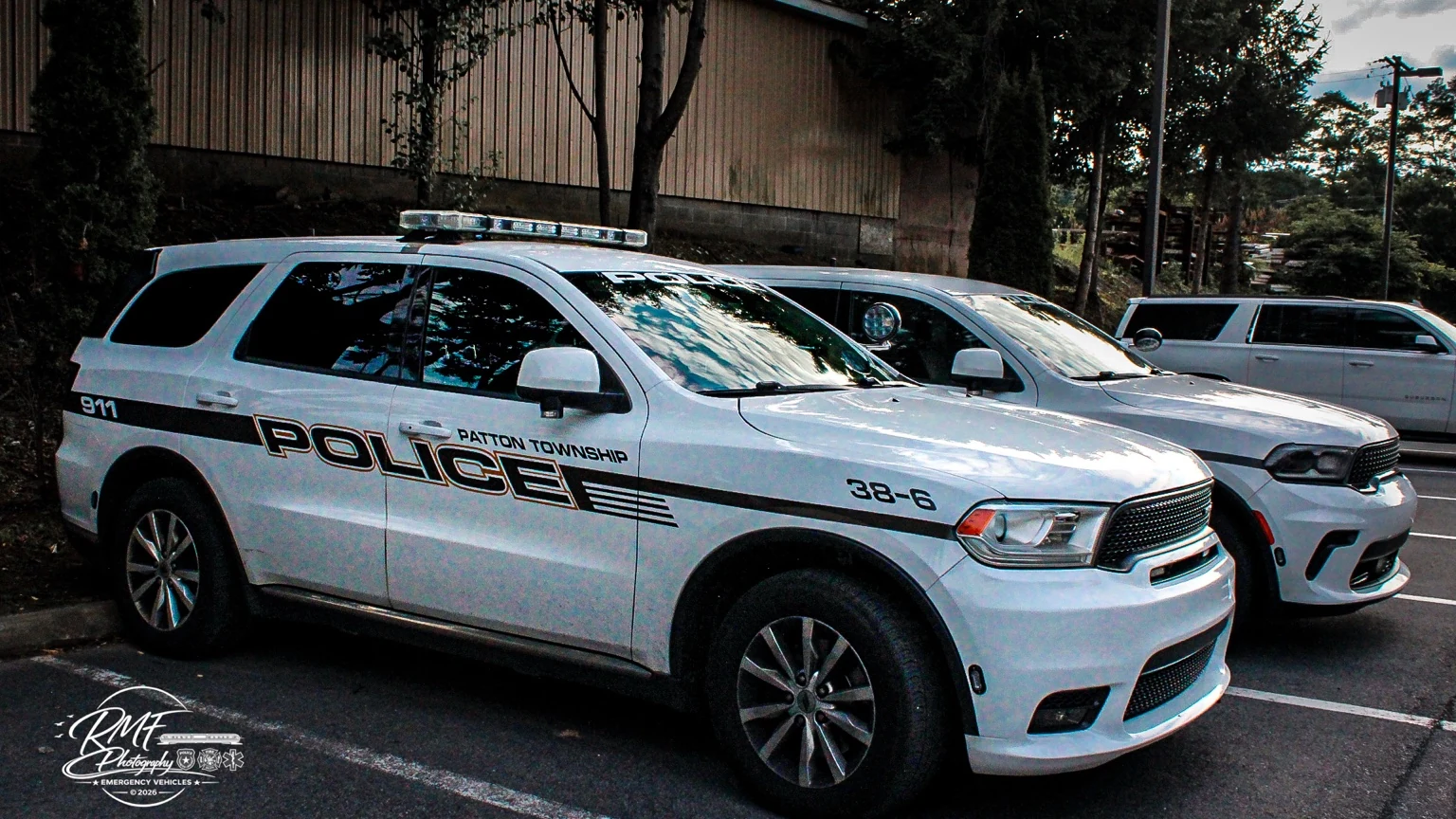Patton Township Police patrol vehicles photographed together