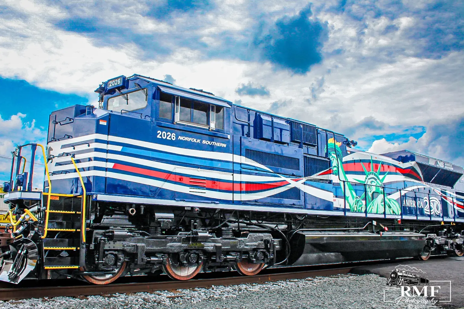 Norfolk Southern America 250 commemorative locomotive 2026