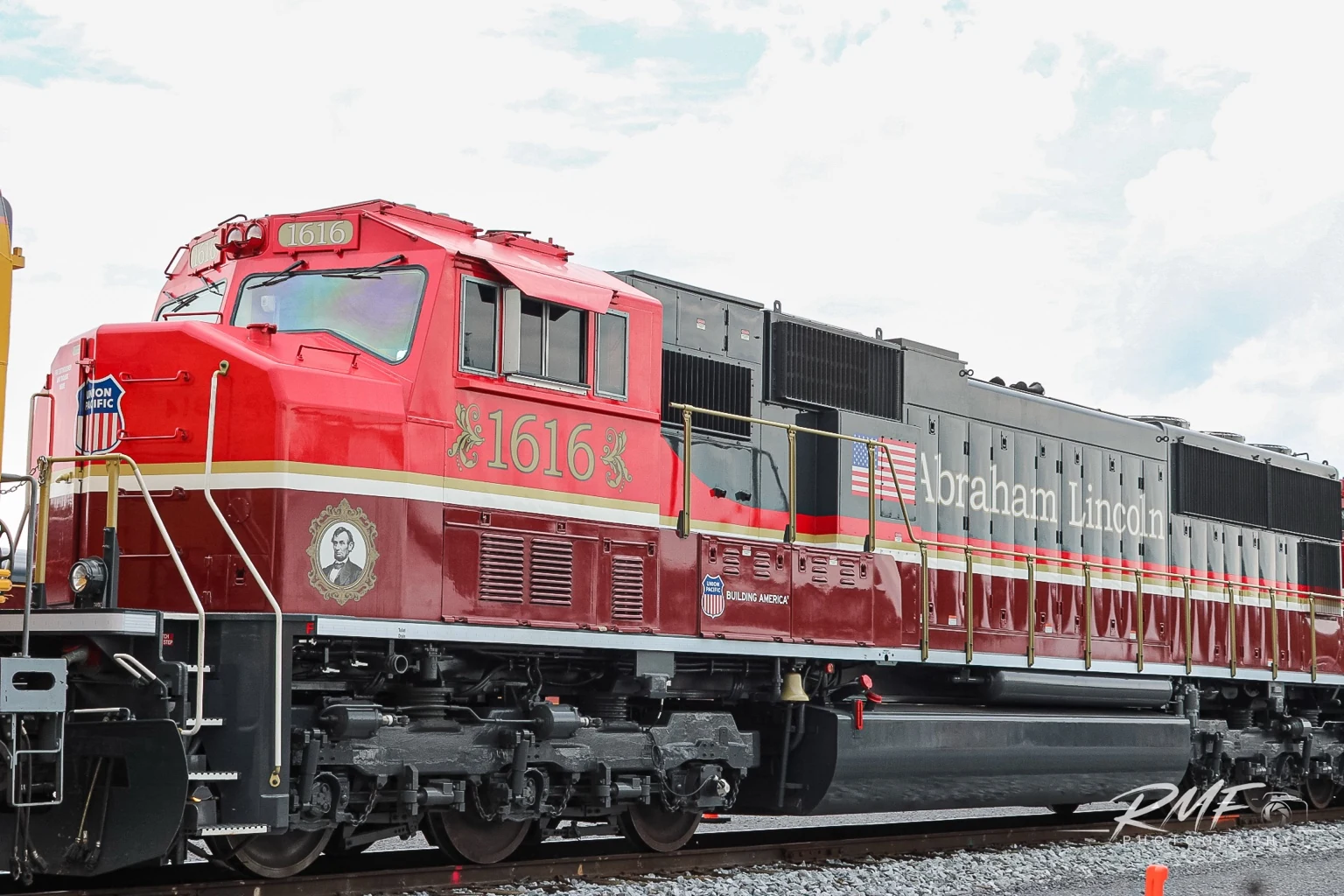Union Pacific 1616 Abraham Lincoln commemorative locomotive